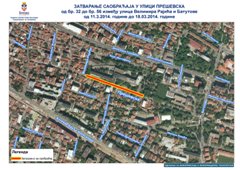Прешевска затворена за саобраћај