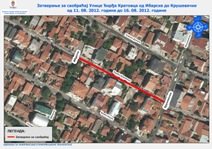 Радови у Улици Ђорђа Кратовца (Од Ибарске до Крушевачке)