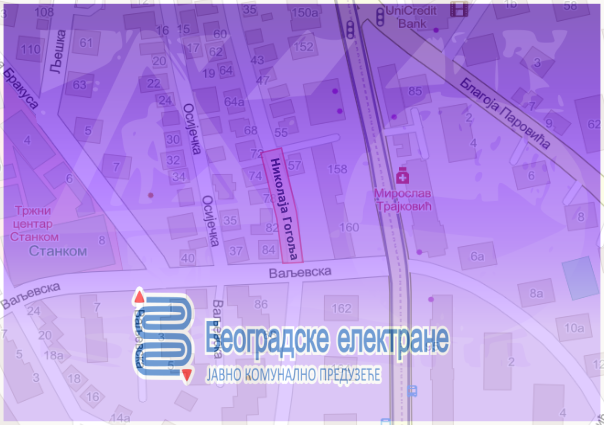                                                      Затворена за саобраћај улица Николаја Гогоља
                                                     