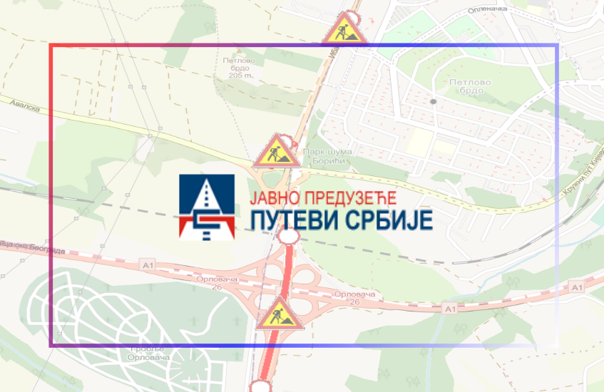 Затворена за саобраћај Ибарска магистрала